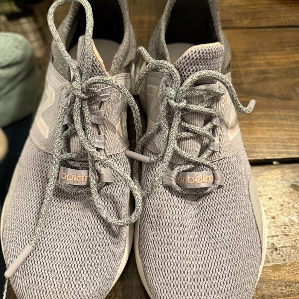 New Balance Light Gray Athletic Shoes